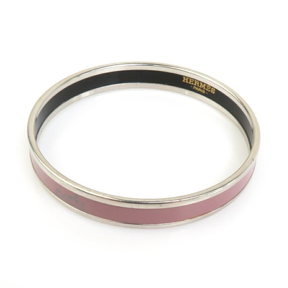Hermes HERMES bangle bracelet enamel metal purple silver e58668a - Picture 1 of 5
